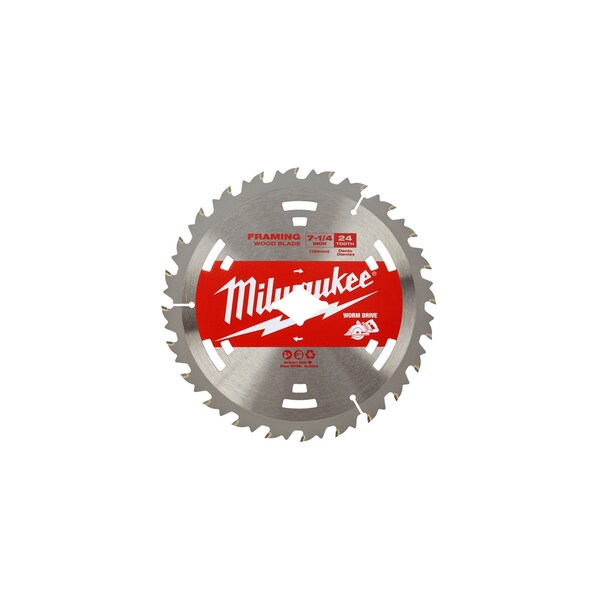 Milwaukee Tool 71/4 IN. 24T WORM DRIVE, BASIC FRAMER CIRCULAR SAW